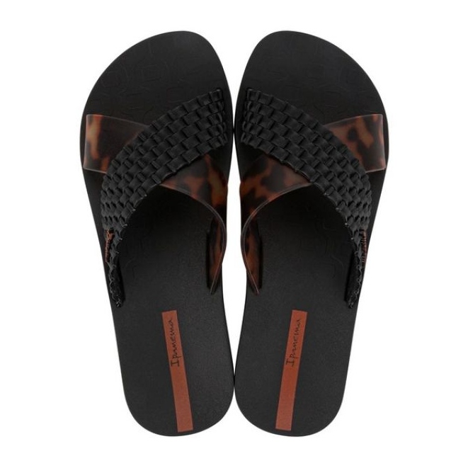 Ipanema Slide Slide 27214 BC402 Black Leopard Flip -Flops sort 2