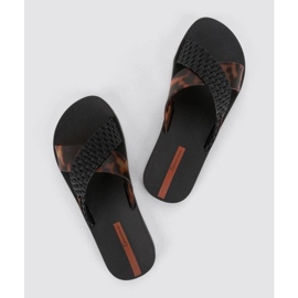 Ipanema Slide Slide 27214 BC402 Black Leopard Flip -Flops sort 4