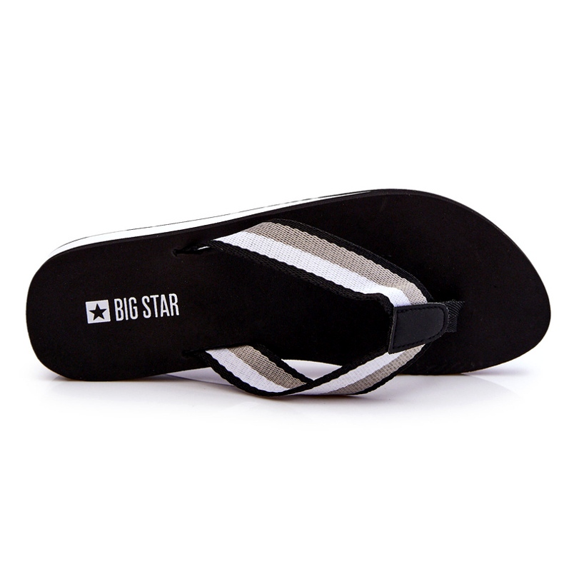 Kvinder Big Star Platform Flip Flops LL274781 Sort 5