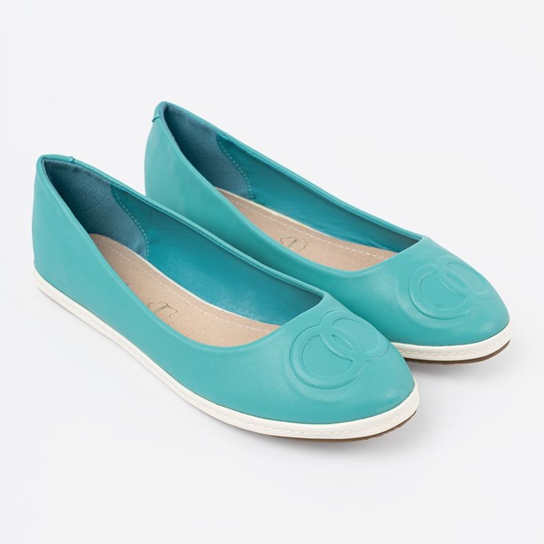Blue Women's Ballerinas blå 1