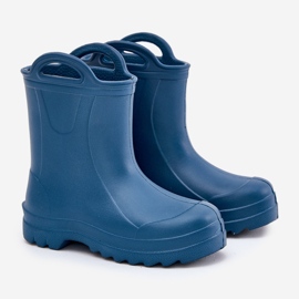 Børns galoshes af Lemigo Doggy 735 Navy Blue blå 1