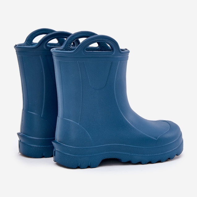 Børns galoshes af Lemigo Doggy 735 Navy Blue blå 2