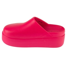 Crocs Dylan Platform Clog Flip Flops i 209869-6ZQ lyserød 1
