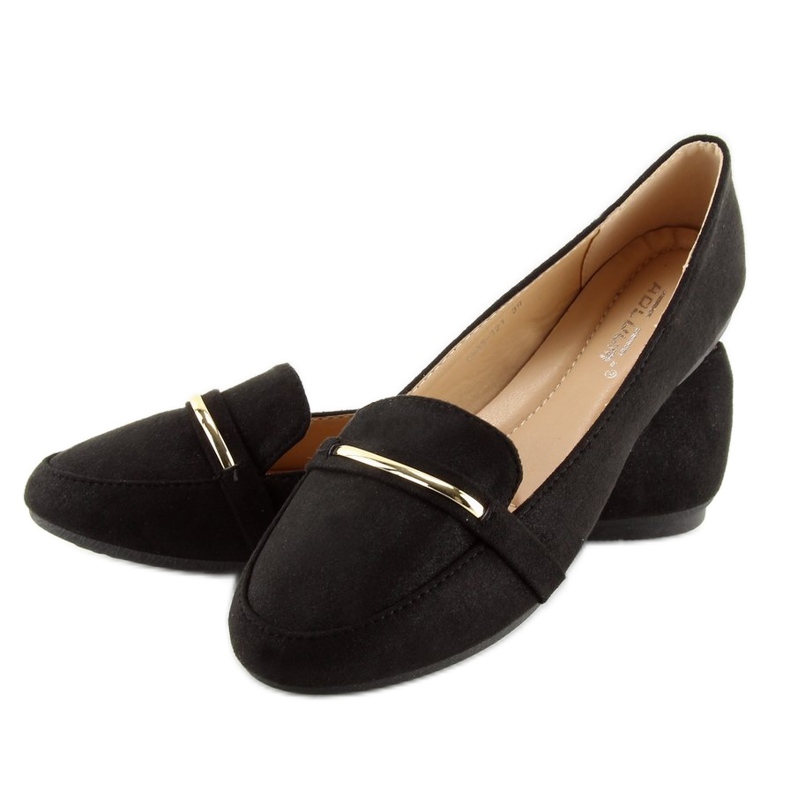 Sorte loafers til kvinder 9988-121 sorte 1