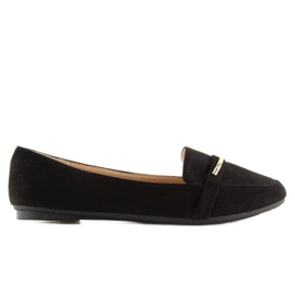 Sorte loafers til kvinder 9988-121 sorte 2
