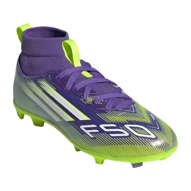 Adidas F50 Club TF Mid Jr Ji0039 Fodboldsko lilla 2
