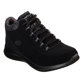 Skechers ultra flex bare chill sko i 12918-bbk sort 1