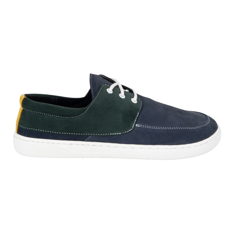 Olivier Kvinders moccasins barfodet 0797W marineblå lædersko 1