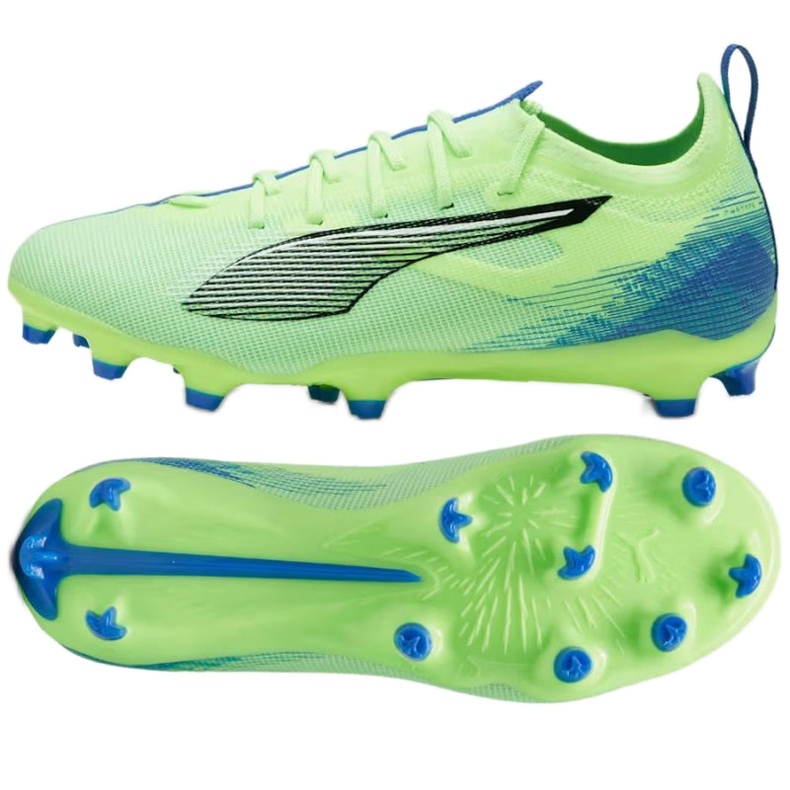 PUMA Ultra 5 Pro FG/AG JR 107693-03 Fodboldsko grøn 1
