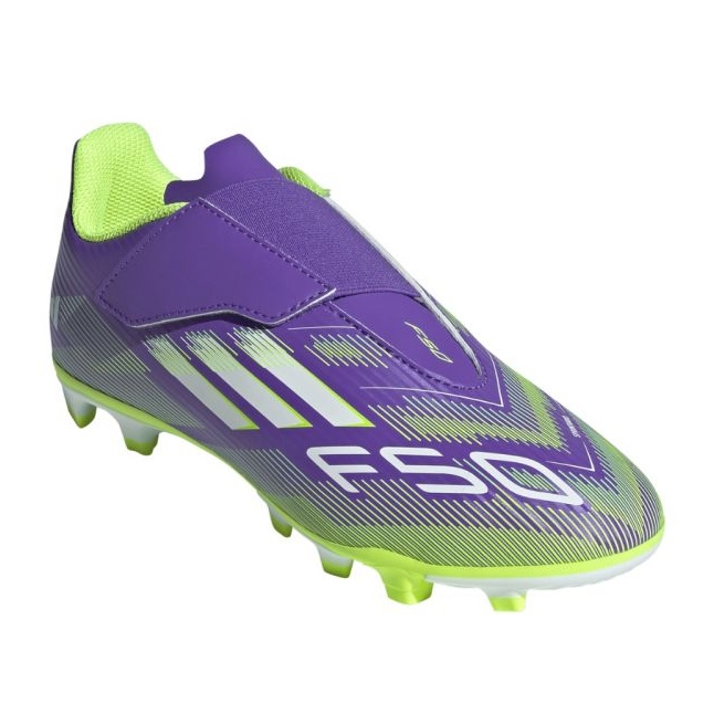 Adidas F50 Club H&amp;L FG/MG JR JI0036 Fodboldsko lilla 2