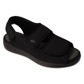 Dr.ORTo Befado herresandaler pu 077M001 sort 1