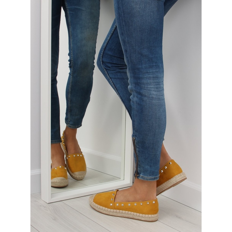 Gule gule espadriller til kvinder 99-17 Gule 2