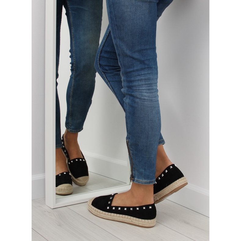 Sorte espadriller til kvinder 99-17 sorte 1