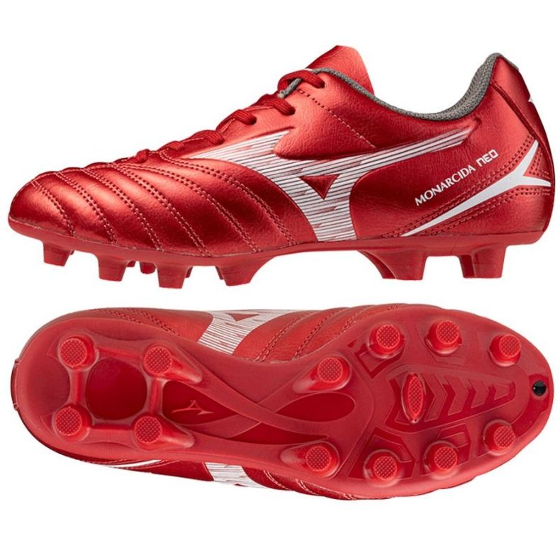 Mizuno Mizuno Neo III Vælg JR P1GB252560 sko rød 1