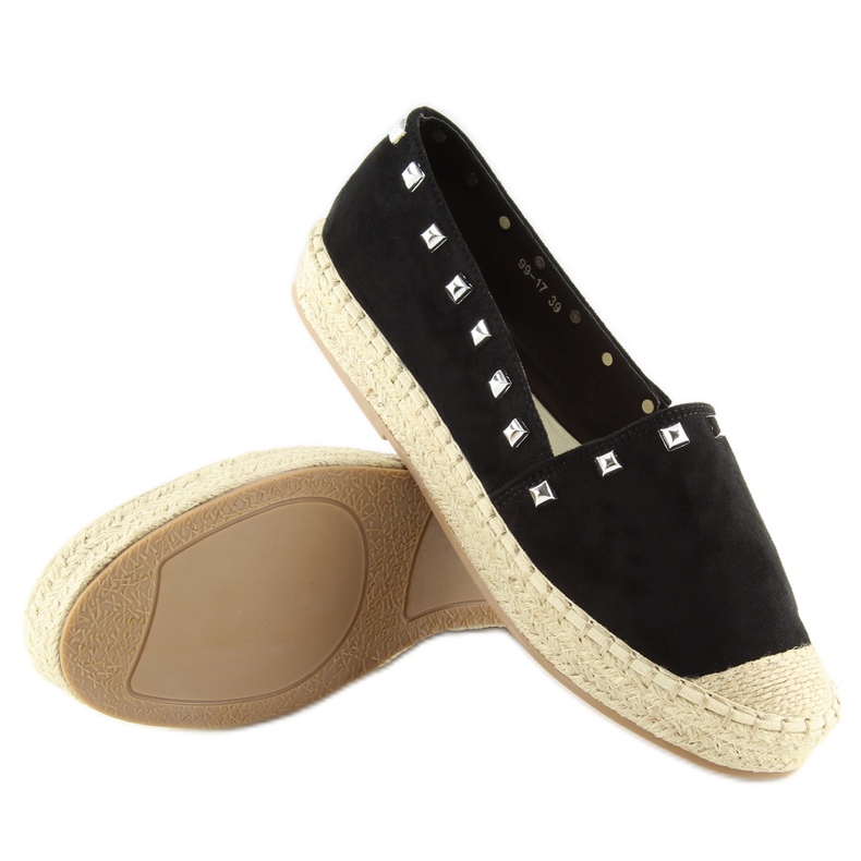 Sorte espadriller til kvinder 99-17 sorte 2
