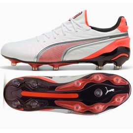 Puma King Ultimate FG/AG 108821-01 sko hvid 1