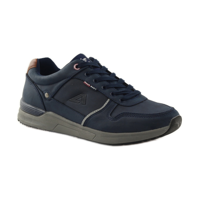 American Club Herre sportssko amerikanske 610184 marineblå sneakers 1