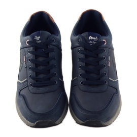American Club Herre sportssko amerikanske 610184 marineblå sneakers 4