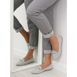 Grå Dame loafers JN-182 grå 1