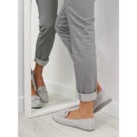 Grå Dame loafers JN-182 grå 2