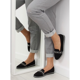 Sorte loafers lordsy JN-181 Sort 1