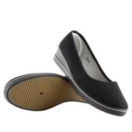Sorte c21v sorte wedge ballerinaer 2