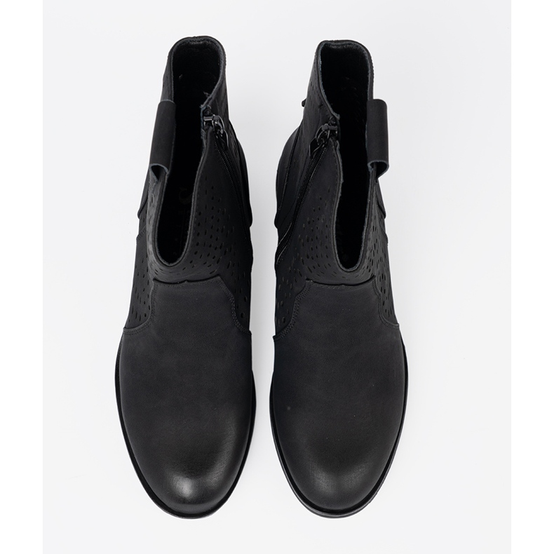 Seastar Openwork Black Boots sort 2