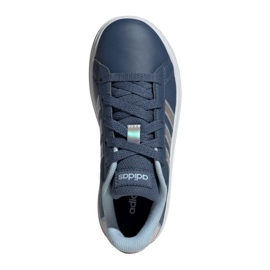 Adidas Grand Court Lifestyle Lace Tennis JR JR6095 Sko 1