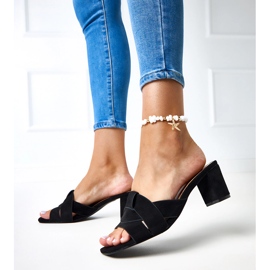 Black Classic Flip Flops på Risana Ekozamszu Post sort 1