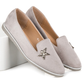Bestelle Slip-on Lords With A Star grå 2