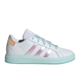 Adidas Grand Court Lifestyle Lace Tennis JR JR6097 Sko hvid 1
