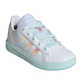 Adidas Grand Court Lifestyle Lace Tennis JR JR6097 Sko hvid 2