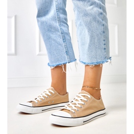 Brun klassisk kvinders zurhat -sneakers 1