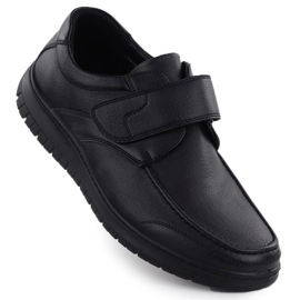 Sort velcro-sko unisoft 24mn16-7510 1