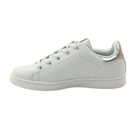 American Club American heart sneakers med læder indersål hvid grå 2