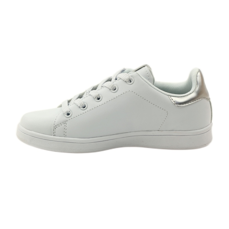 American Club American heart sneakers med læder indersål hvid grå 2