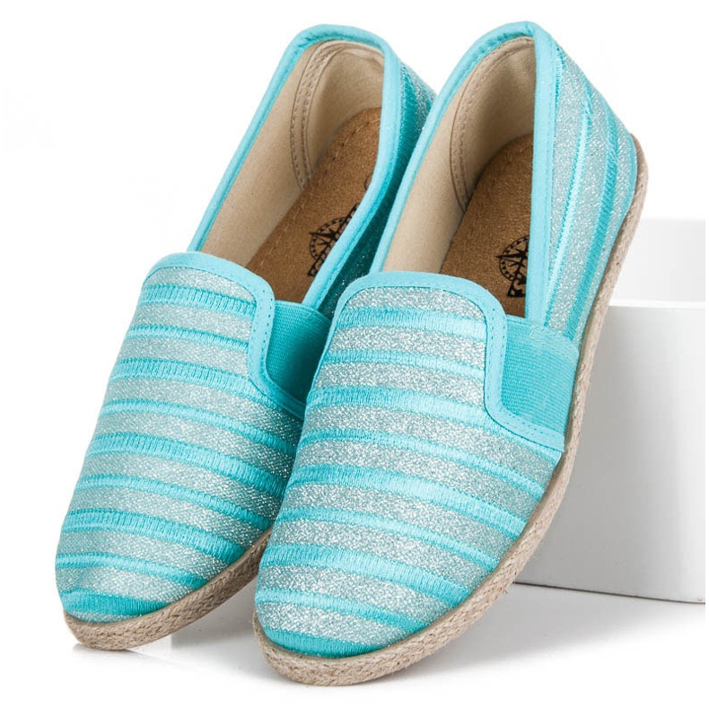 Blå espadriller 1