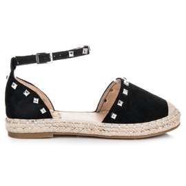Nio Nio Flade espadrillesandaler sort 1
