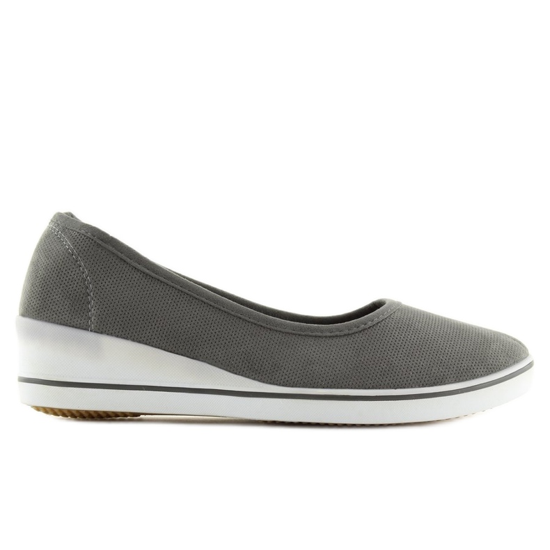 Mørkegrå ballerinaer DK.GRAY 2