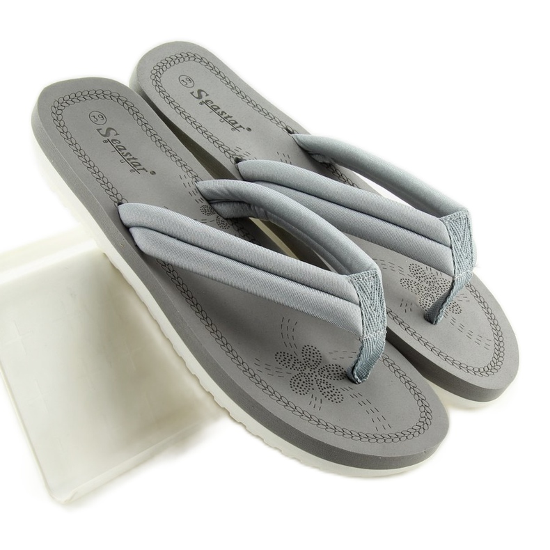 Grå Flip-flops til kvinder CK38 grå 2