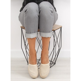 Beige espadriller til kvinder BB10P beige 2