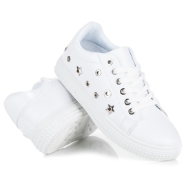 Hvide sneakers stjerner 4