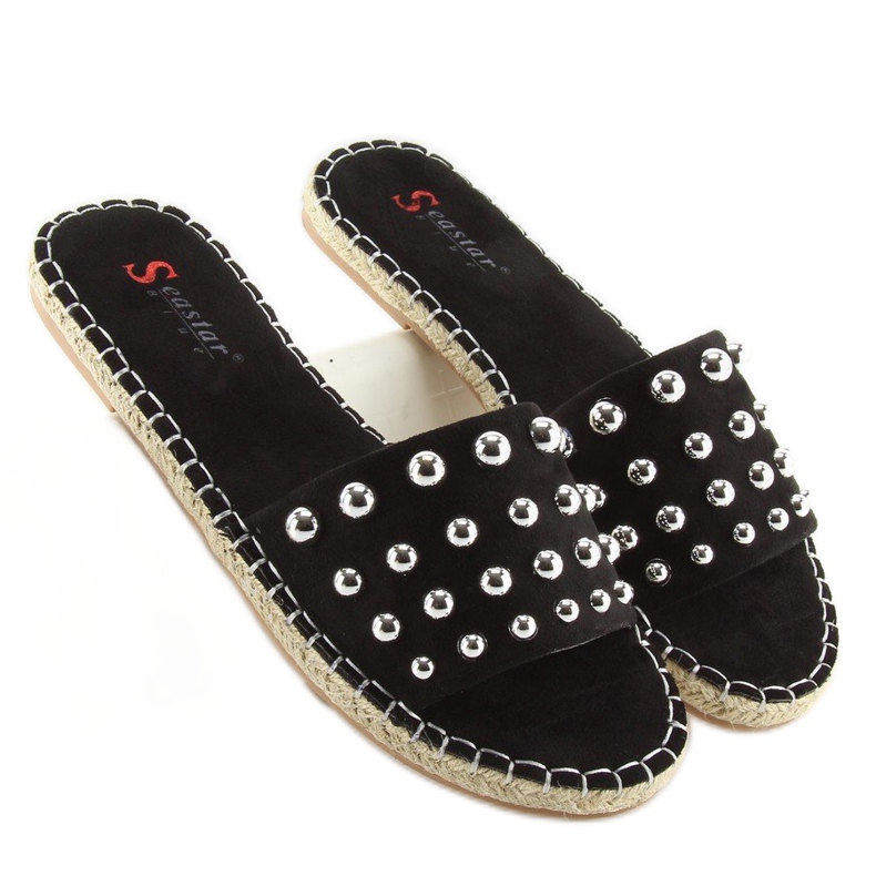 Sorte espadriller hjemmesko til kvinder sorte 1