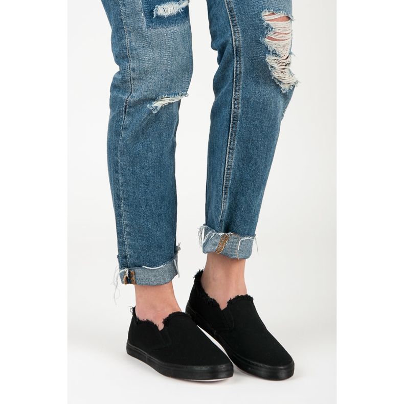 Seastar Sorte Slipons 2