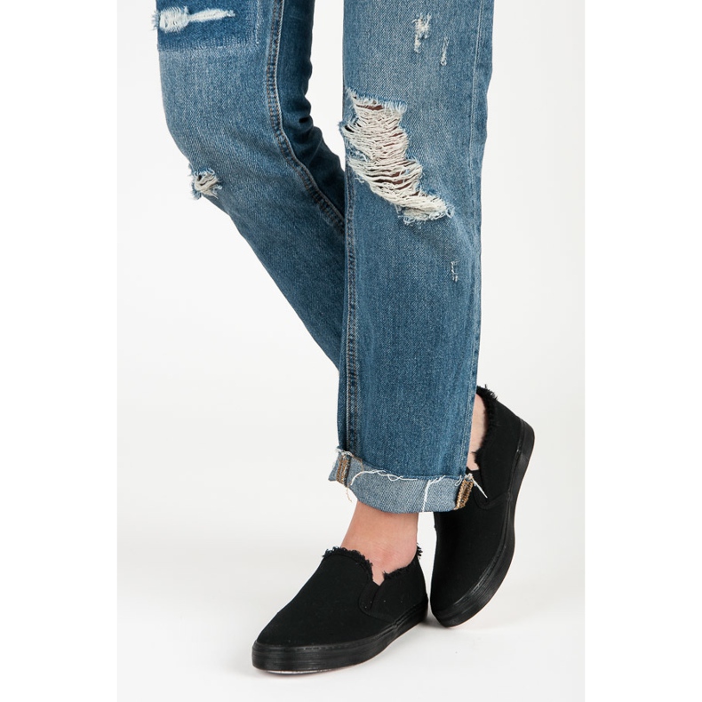 Seastar Sorte Slipons 1