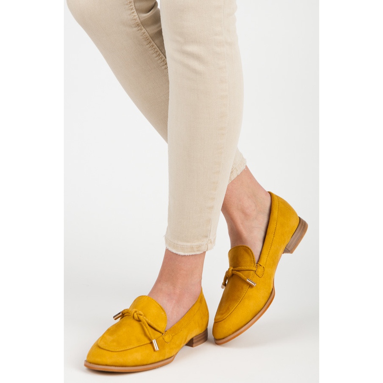 Vices Forårs loafers gul 1