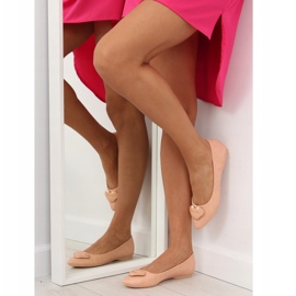 Kvinders søde læber beige ballerinaer FM217-6 Nude 2