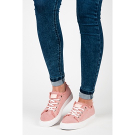 Pink sneakers lyserød 1