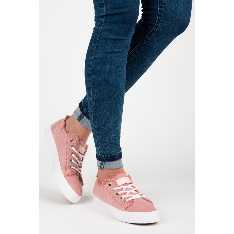 Pink sneakers lyserød 2