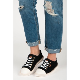 Seastar Espadriller med snøre sort 1